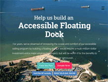 Tablet Screenshot of disabledsailingbc.org